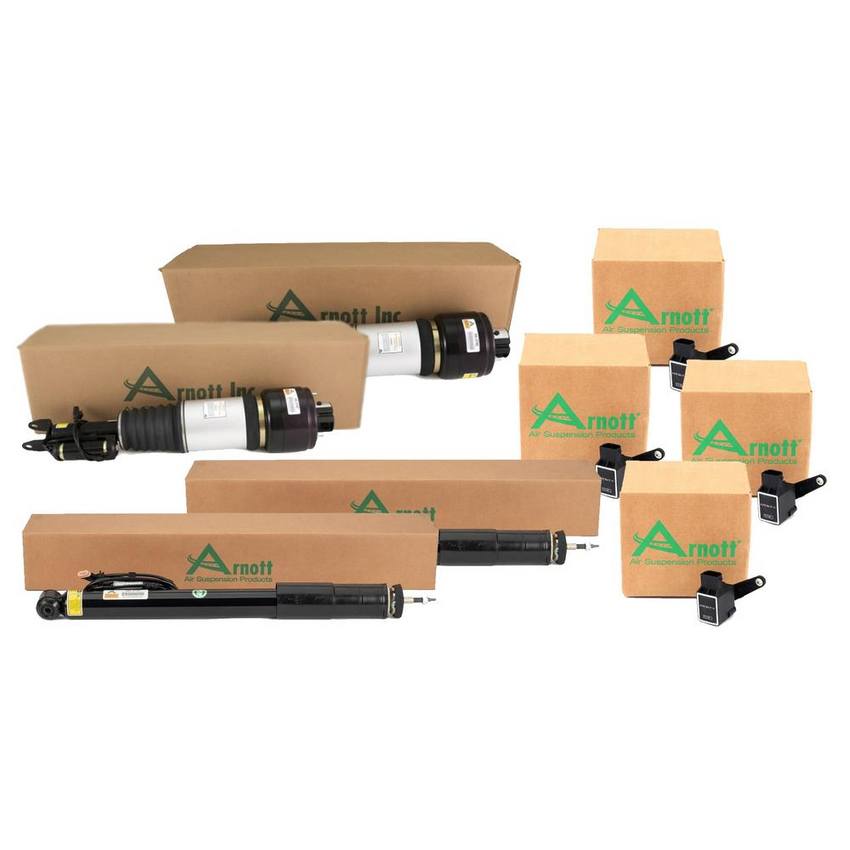 Mercedes Suspension Strut and Shock Absorber Assembly Kit - Front and Rear (with Airmatic and ADS) 211320611380 - Arnott 4001925KIT